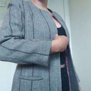 Vintage wool winter blazer